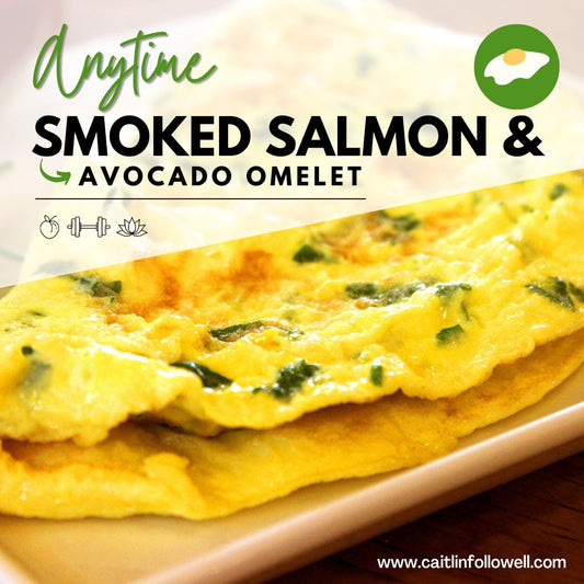 Smoked Salmon & Avocado Omelet