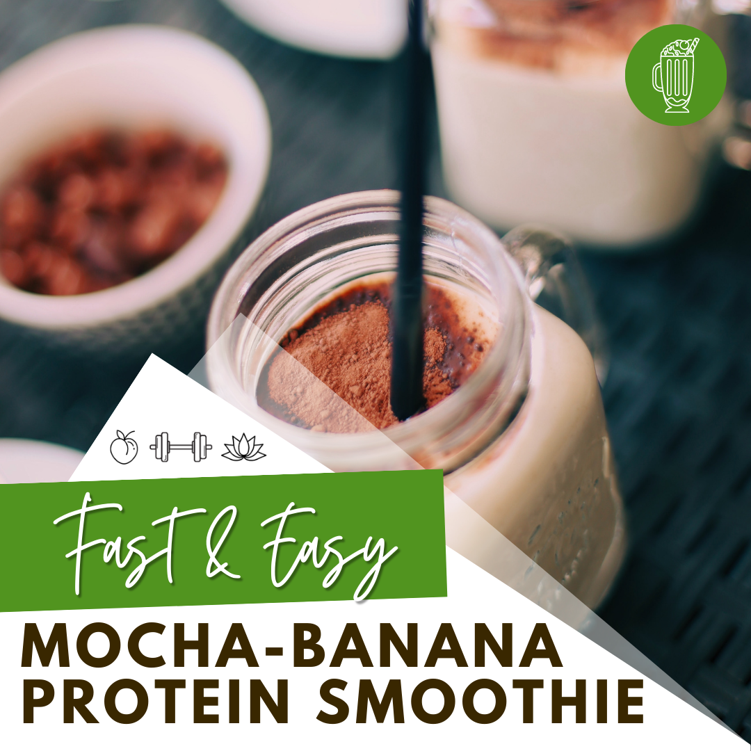 Mocha-Banana Protein Smoothie