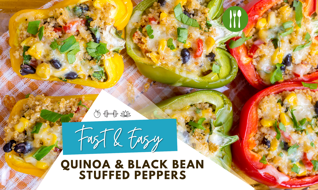 Quinoa & Black Bean Stuffed Peppers